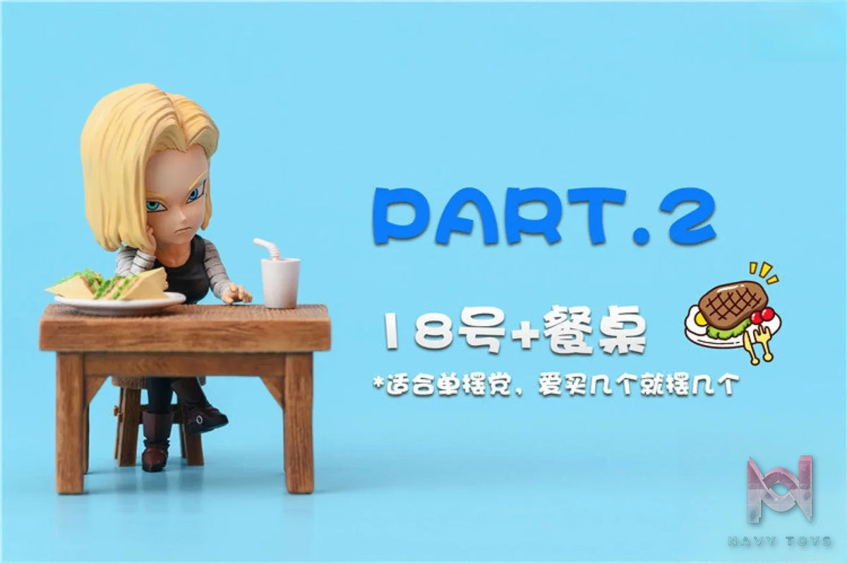League Studio – Dragon Ball Android and Krillin