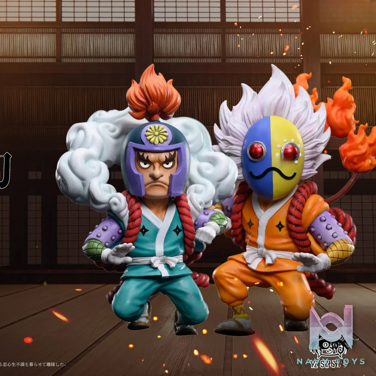 YZ Studio – One Piece Orochi_Oniwabanshu Raijin & Fujin