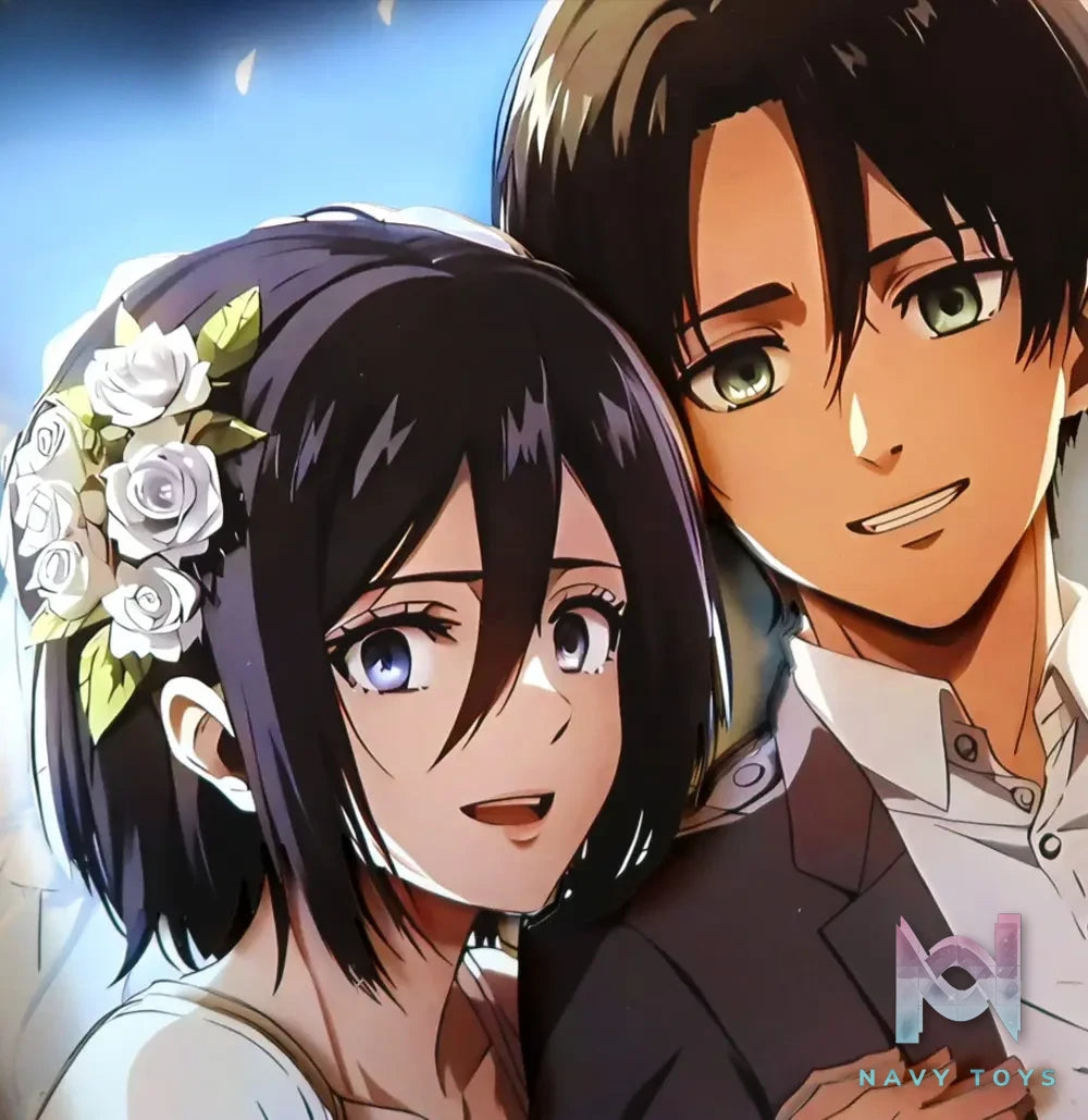 KALA HOME Studio – Eren X Mikasa Pre-wedding Photos 3D Decorative Painting Attack on Titan