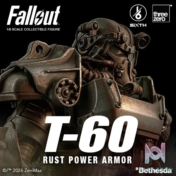 Threezero – Fallout 1/6 T-60 Rust Power Armor 3Z10050W0 (Licensed)
