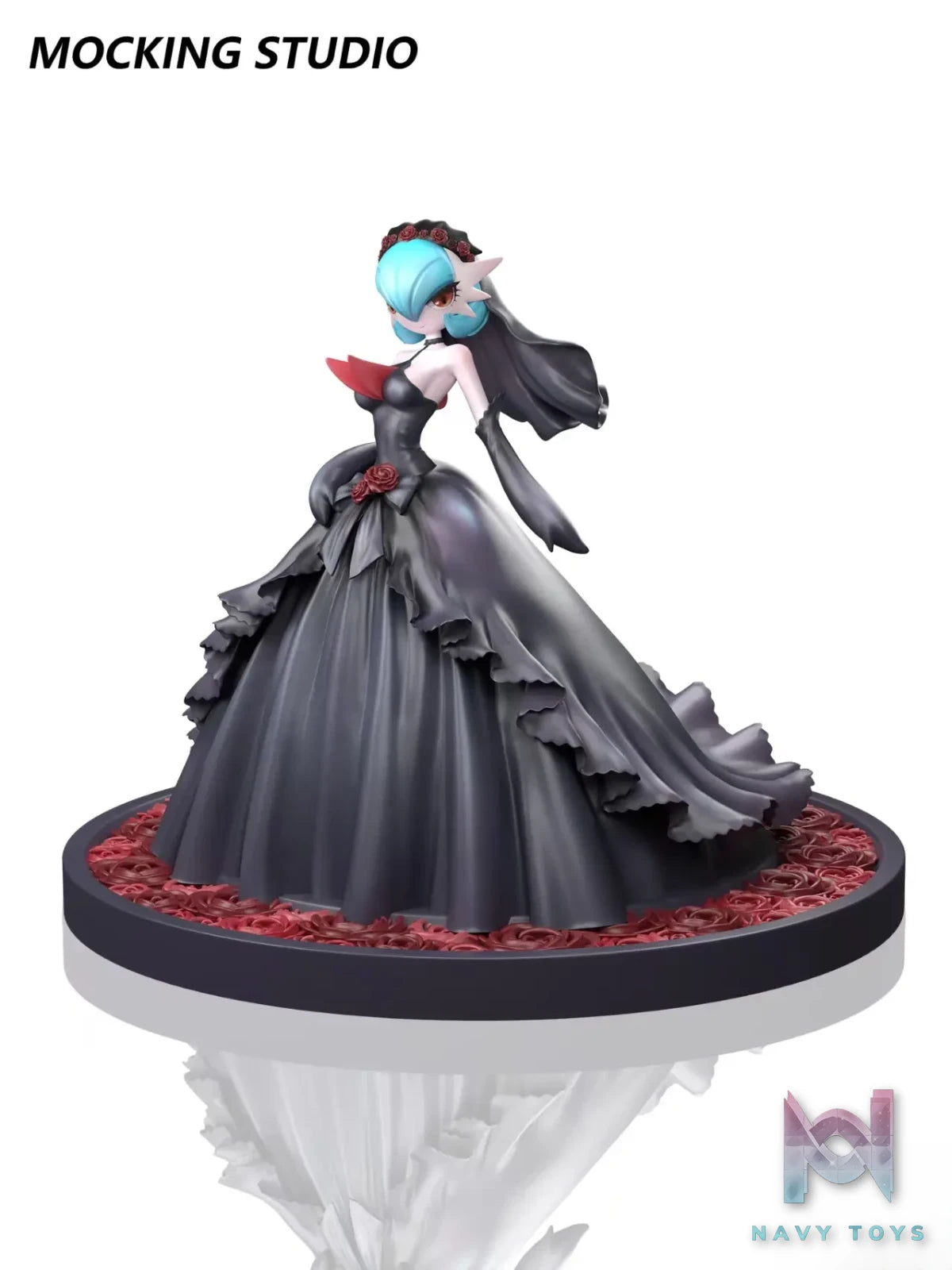 Zhu Yi Wan Jia Studio – Pokémon Glitter MEGA Black Wedding Dress Gardevoir