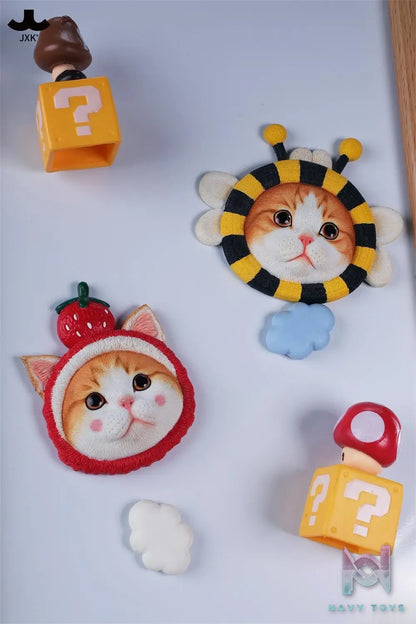 JXK – Strawberry Cat Fridge Magnet X Bumblebee Cat Fridge Magnet JS-2603 JS-2604 (Licensed)