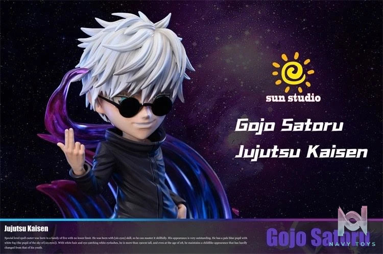 Gojo Satoru resin statue sun studio anime figure