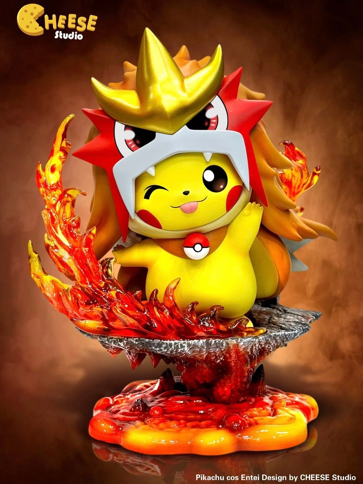 Pikachu Cosplay Three sacred - Pokemon - Cheese Studio resin statue Cheese Studio anime figure