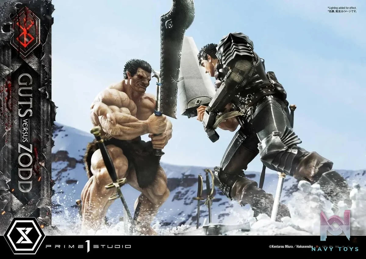 Guts versus Zodd UDMBR-01 UDMBR-01DX (Licensed) - Ultimate Diorama Masterline Berserk - Prime 1 Studio resin statue Navy Toys anime figure