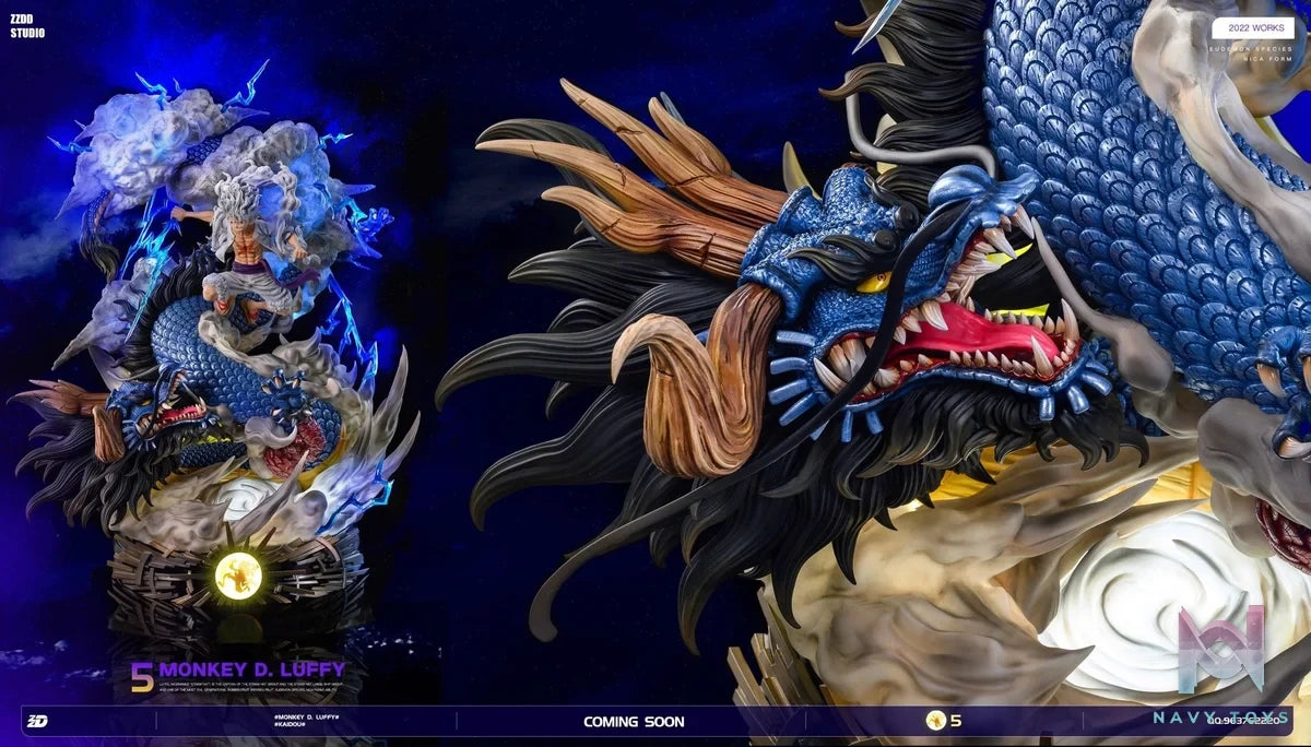 Luffy vs Kaido - One Piece - ZZDD Studio resin statue zzdd studio anime figure
