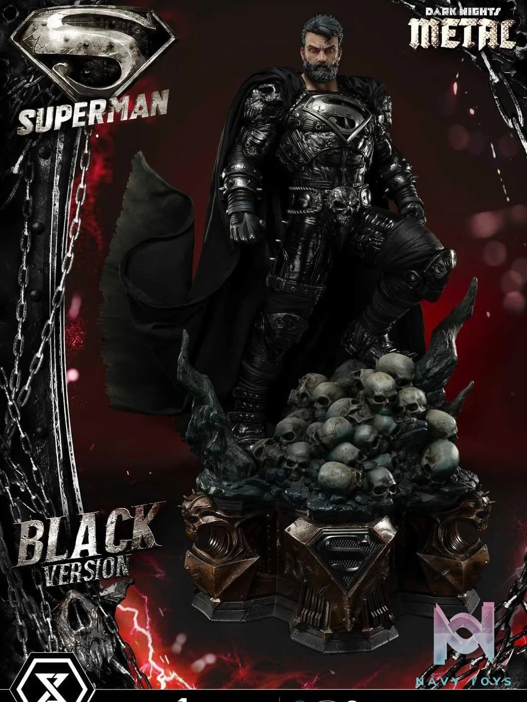 Superman - Dark Nights: Metal - Prime 1 Studio (MMDCMT - 08BL,DXL) resin statue Prime 1 Studio anime figure