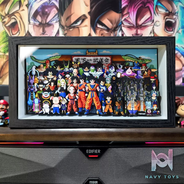 KALA HOME Studio – Dragon Ball Multiple Characters #11 3D Decorative Painting Dragon Ball