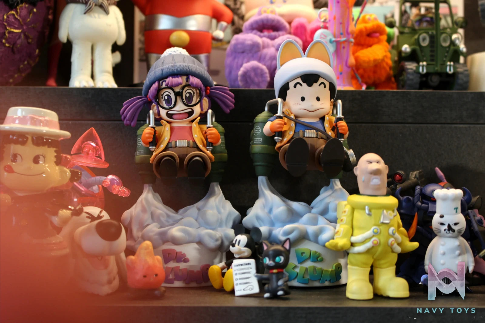 Lu Li Studio – Dr. Slump Fly Machine Arale & Peasuke Set