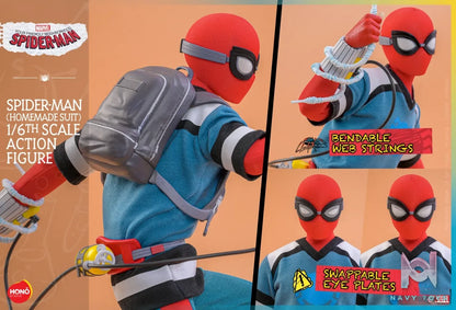 Hottoys & HONO Studio – Marvel Your Friendly Neighborhood Spider-Man (Homemade Suit) Action Figure HS07 (Licensed)