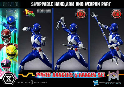 Prime 1 Studio – Premium Masterline Mighty Morphin Power Rangers Power Rangers 5-Ranger Set PMPWR-01 PMPWR-01DX PMPWR-01DXS (Licensed)