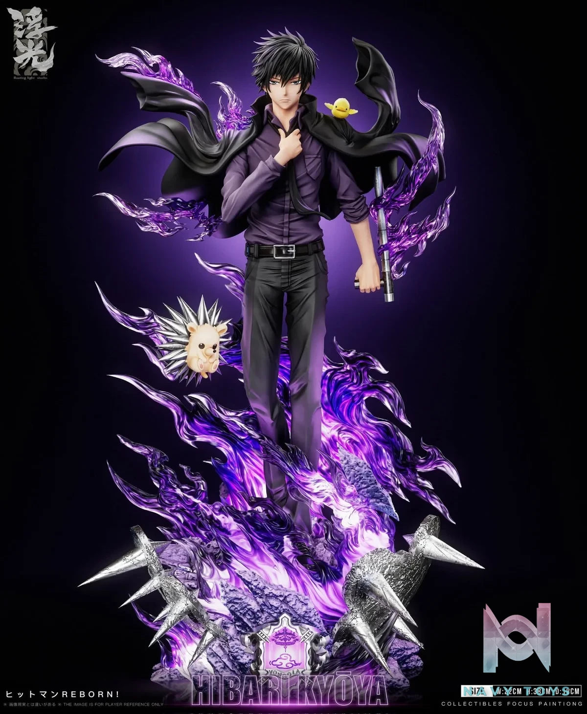 Kyoya Hibari resin statue Floating Light Studio anime figure