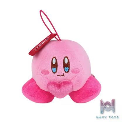 CUTE SPACE – Kirby Heart Signal Plush Keychain (Licensed)
