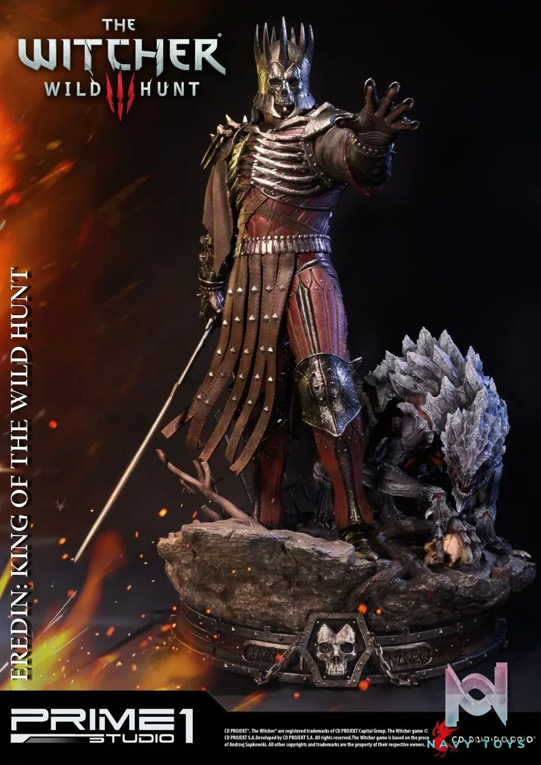 Prime 1 Studio – Premium Masterline The Witcher 3: Wild Hunt Eredin: King of the Wild Hunt PMW3-02 PMW3-02EX (Licensed)