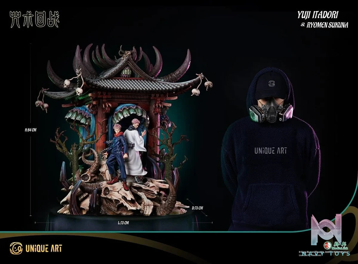 Sukuna & Itadori - Jujutsu Kaisen - Unique Art resin statue unique art studio anime figure