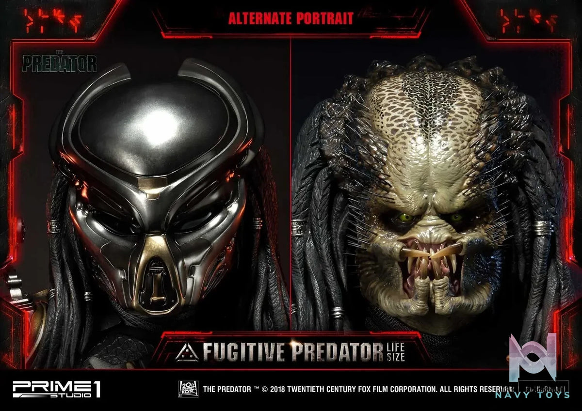 Prime 1 Studio – Life Size Bust The Predator (Film) Fugitive Predator LSTPR-01 LSTPR-01DX (Licensed)