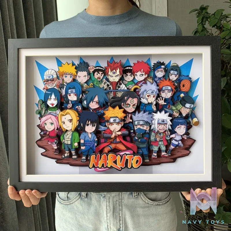 KALA HOME Studio – Naruto Multiple Characters #08 3D Decorative Painting Naruto