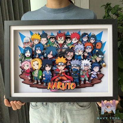 KALA HOME Studio – Naruto Multiple Characters #08 3D Decorative Painting Naruto
