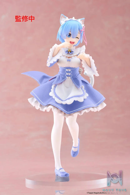 Taito – Re: ZERO Starting Life in Another World Coreful Figure Rem Cat Maid Ver. (Licensed)
