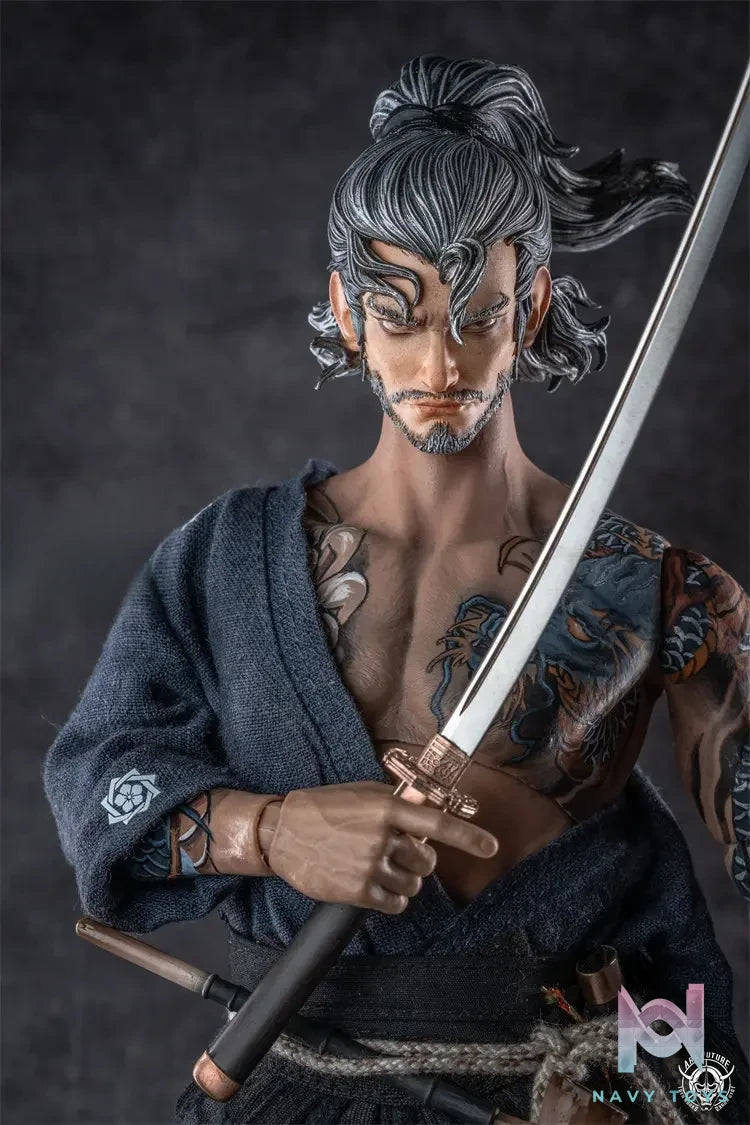 ART FUTURE – 1/6 Sakamoto Ryoma Commander Silver Dragon Armor Version Action Figure (Licensed)