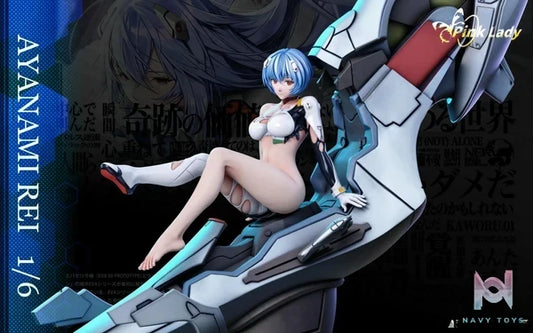 Pink Lady Studio - Neon Genesis Evangelion Soryu Asuka Langley & Ayanami Rei resin statue Navy Toys anime figure
