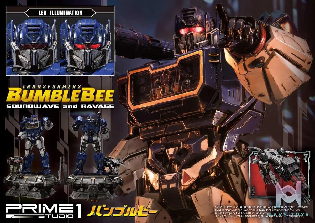 SOUNDWAVE RAVAGE(Liên Hệ) resin statue Prime1 studio anime figure