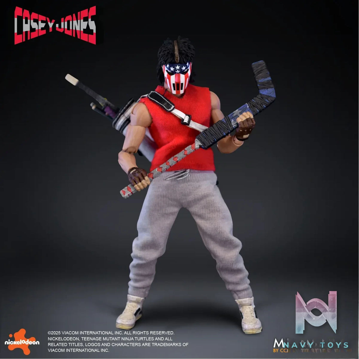Mezco Studio – 1/12 Teenage Mutant Ninja Turtles – Casey Jones Figure (Licensed)