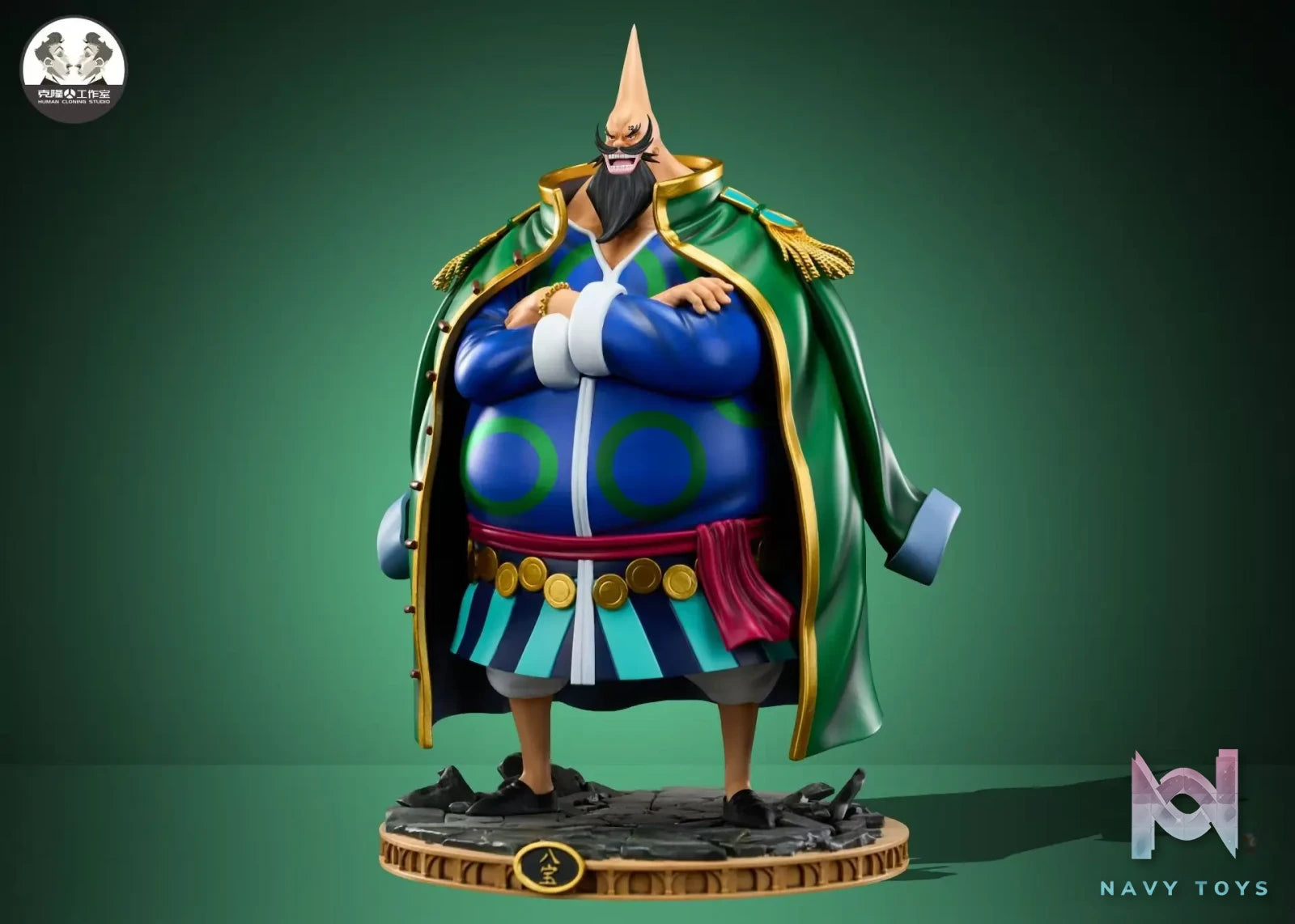 Clone Studio - One Piece Straw Hat Grand Fleet 2 Sai & Chinjao resin statue Navy Toys anime figure