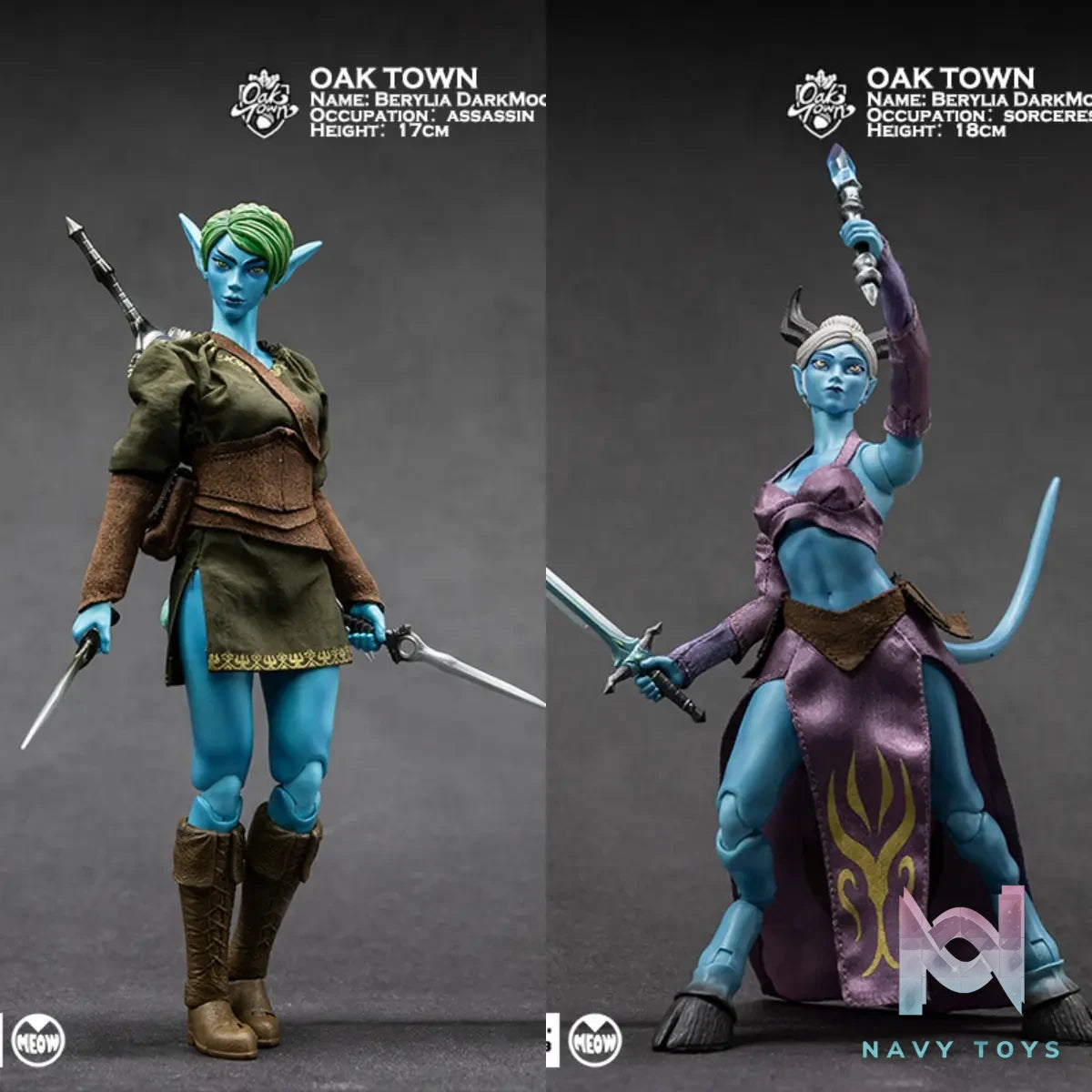 Lazy Monster Studio – Oak town Berylia Dark Moon Assassin & Sorceress (Licensed)