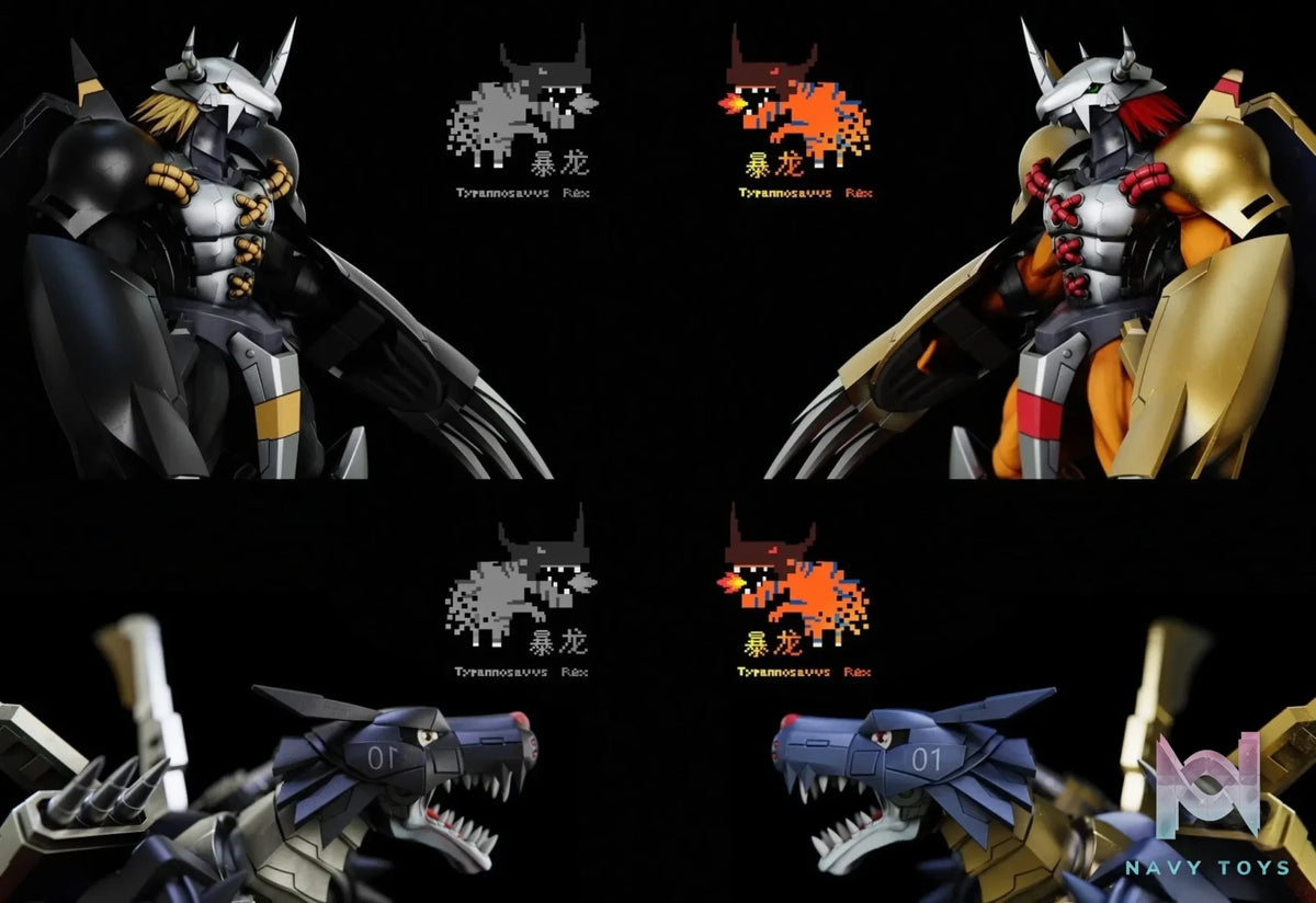 Tyrannosaurus Rex Studio – Digimon WarGreymon and MetalGarurumon
