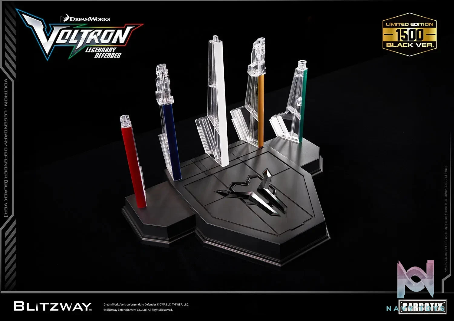 BLITZWAY – CARBOTIX Voltron (Black Ver.) Legendary Defender (Licensed)
