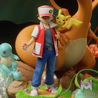 Black Swan Collectibles – Pokémon Ash Diorama & Red Diorama