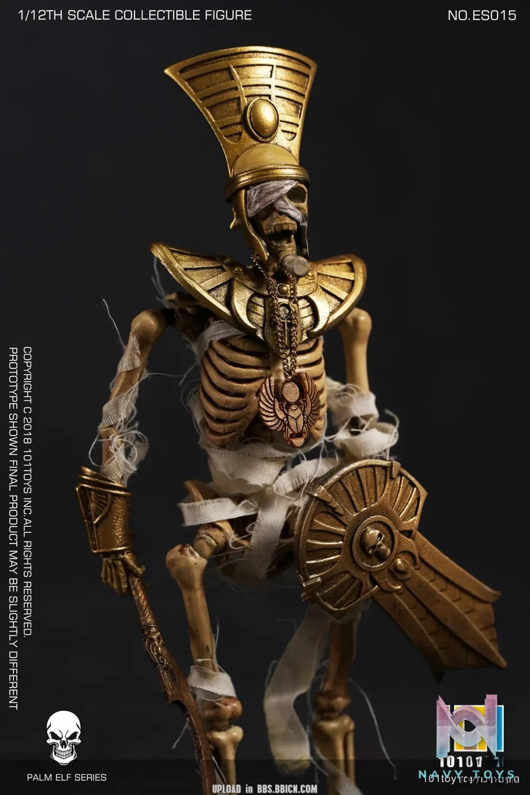 101Toys – Original PALM ELF SERIES- Skeleton Egyptian Mummy (Licensed)