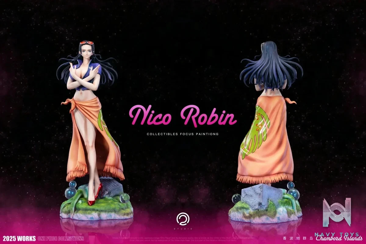 C2 Studio - One Piece Two years later Straw Hat Pirates Part 7 Nico Robin resin statue Navy Toys anime figure