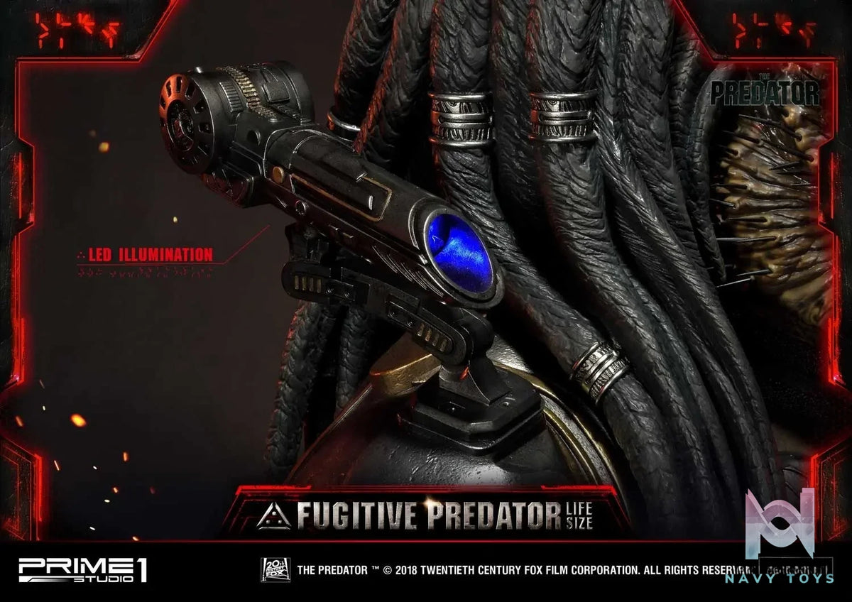 Prime 1 Studio – Life Size Bust The Predator (Film) Fugitive Predator LSTPR-01 LSTPR-01DX (Licensed)