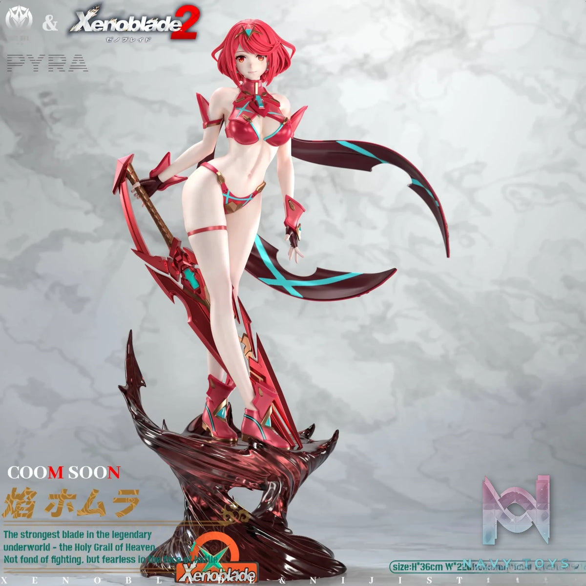 Ni Ji Studio – Xenoblade Chronicles 2 Female Character Statue Series #2 Pyra