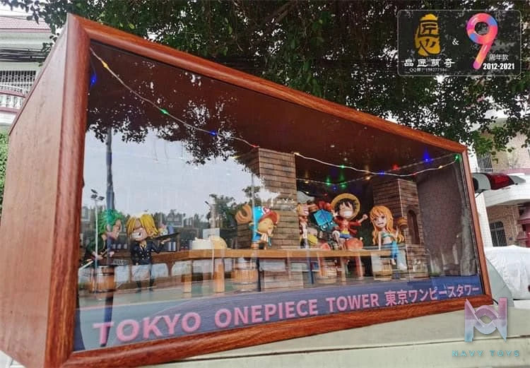 Pin Jiang Studio - Tokyo Tower One Piece Team Mũ Rơm resin statue Pin Jiang Studio anime figure