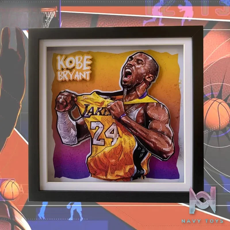 KALA HOME Studio – Kobe Bryant #02 3D Decorative Painting NBA