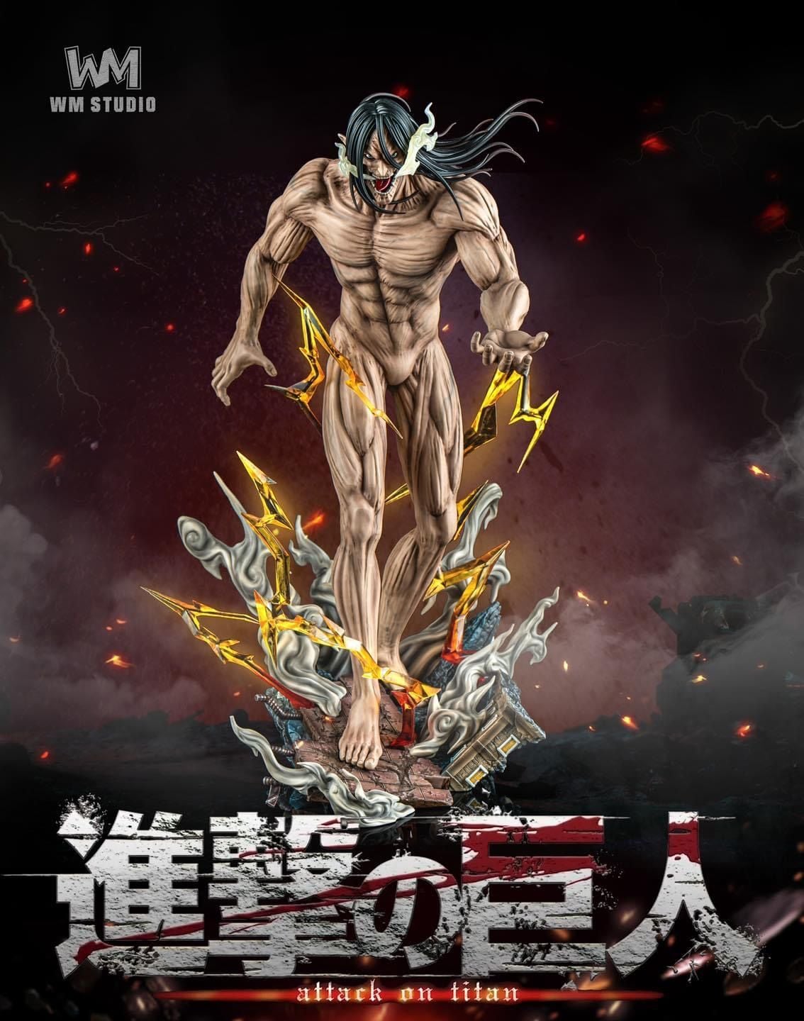 Eren Yaeger - Attack On Titan - WM Studio resin statue WM Studio anime figure
