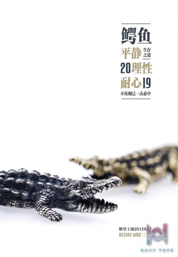 Raven Studio (silver jewelry) – Exclusive Handmade Giant Crocodile Ornament Original