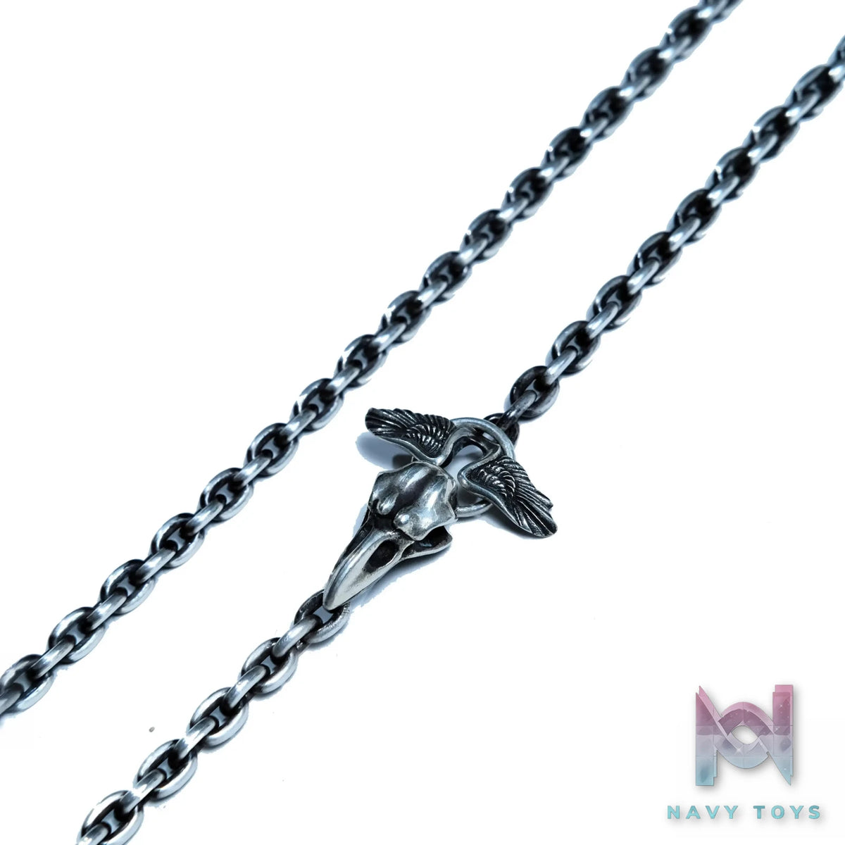 Raven Studio (silver jewelry) – Original Design 5.5mm Raven Exclusive Curb Chain Necklace Original