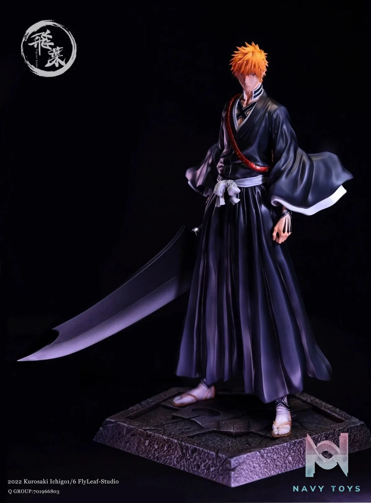 Kurosaki Ichigo resin statue FlyLeaf Studio anime figure