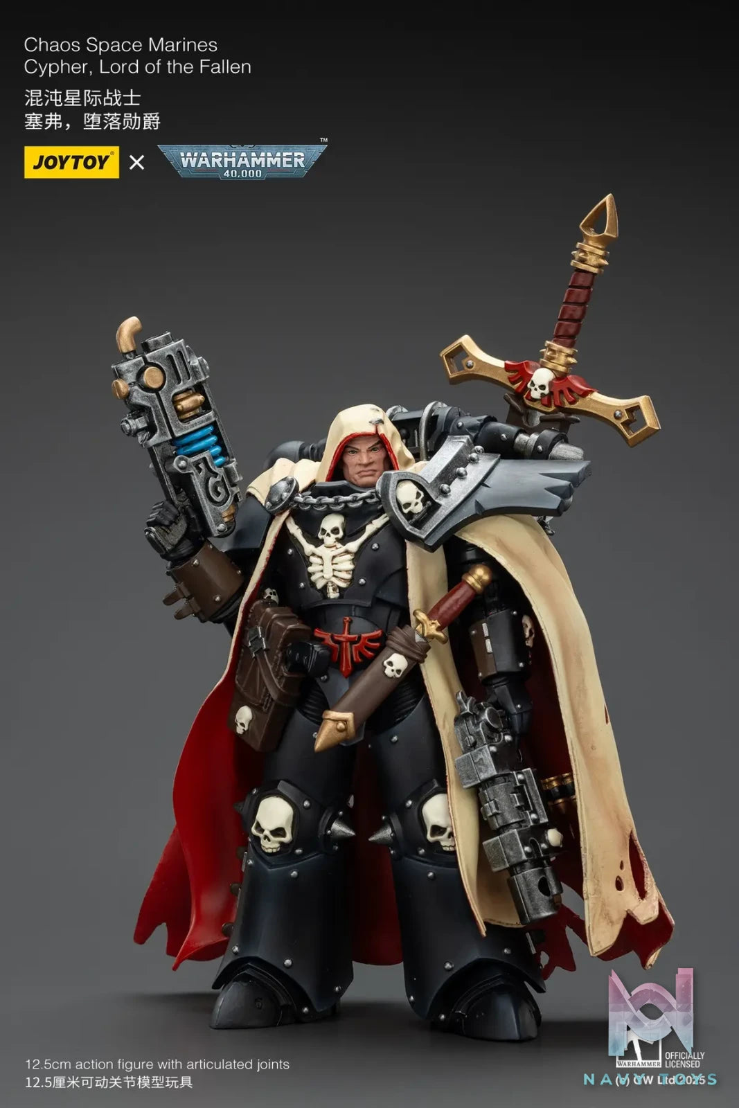 JOYTOY – Chaos Space Marines Cypher, Lord of the Fallen JT01826 (Licensed)