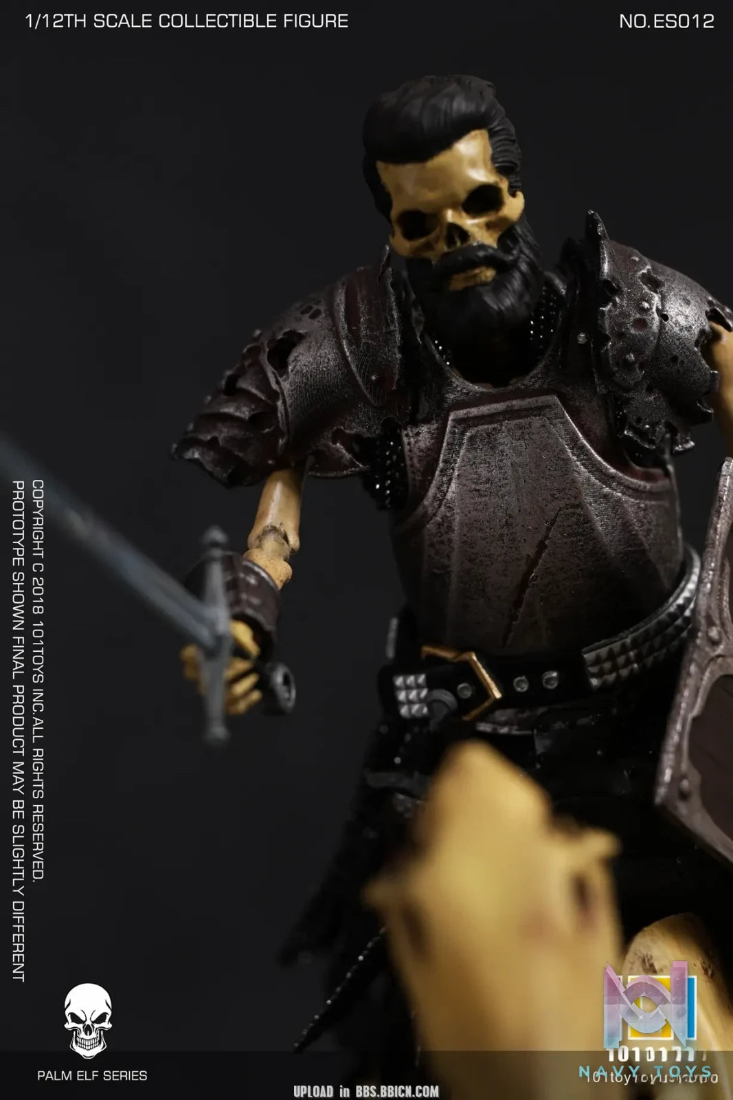 101Toys – Original 1/12 NO.ES010 PALM ELF SERIES- Skeleton Medieval Knight (Licensed)