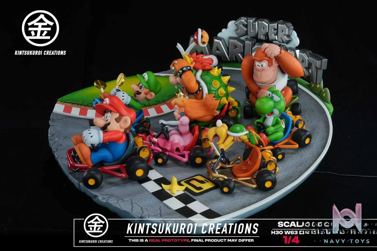 Kintsukuroi Creations Studio – SUPER MARIO KART DIORAMA Super Mario