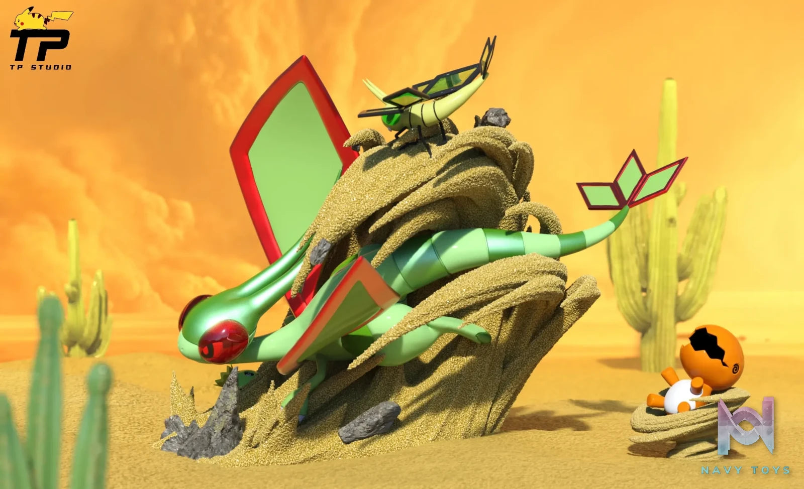 TP Studio – Pokémon Evolution Group Flygon Evolution Group