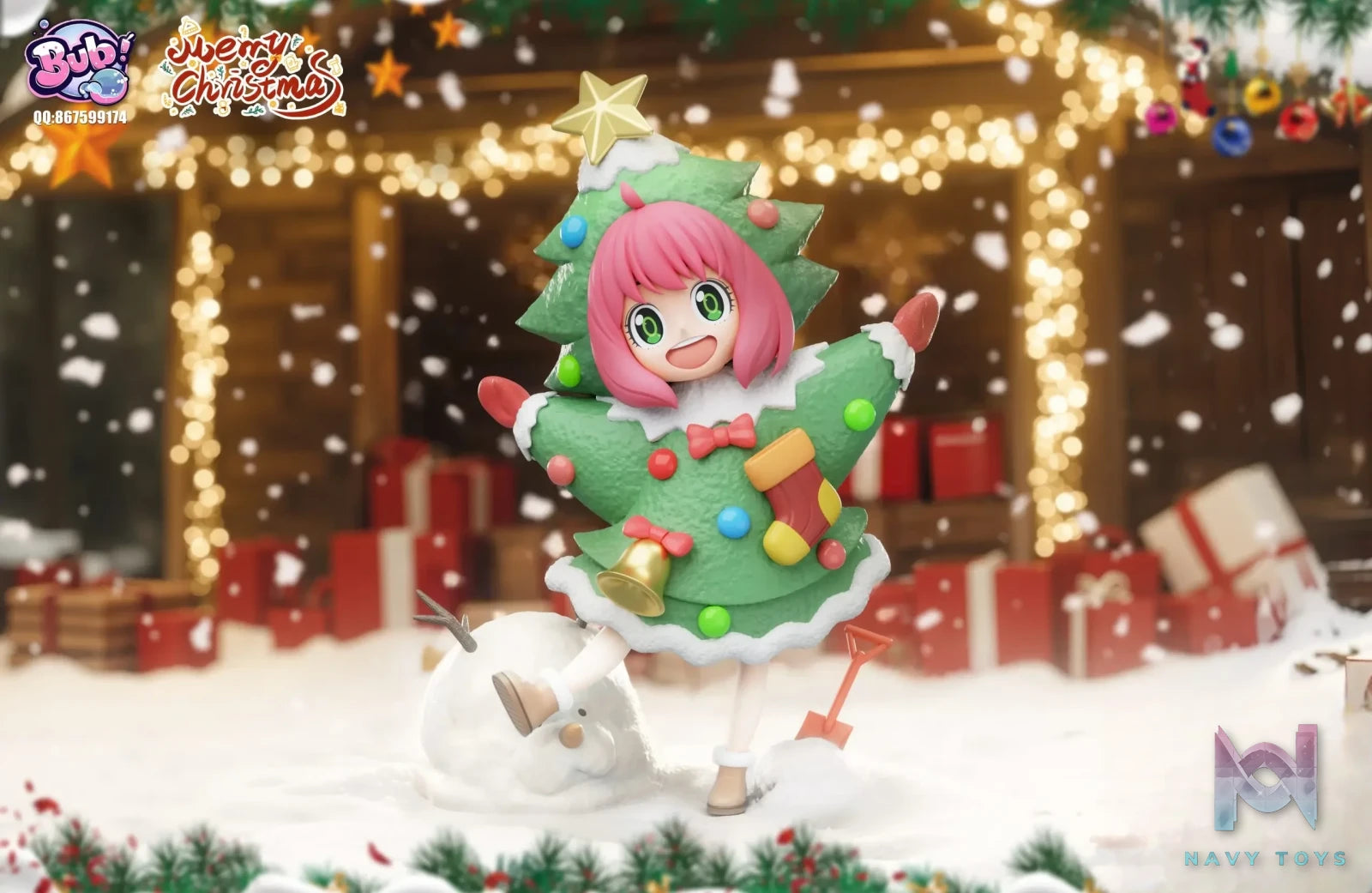 BubbleX Studio – Spy x Family Christmas Tree Anya Forger
