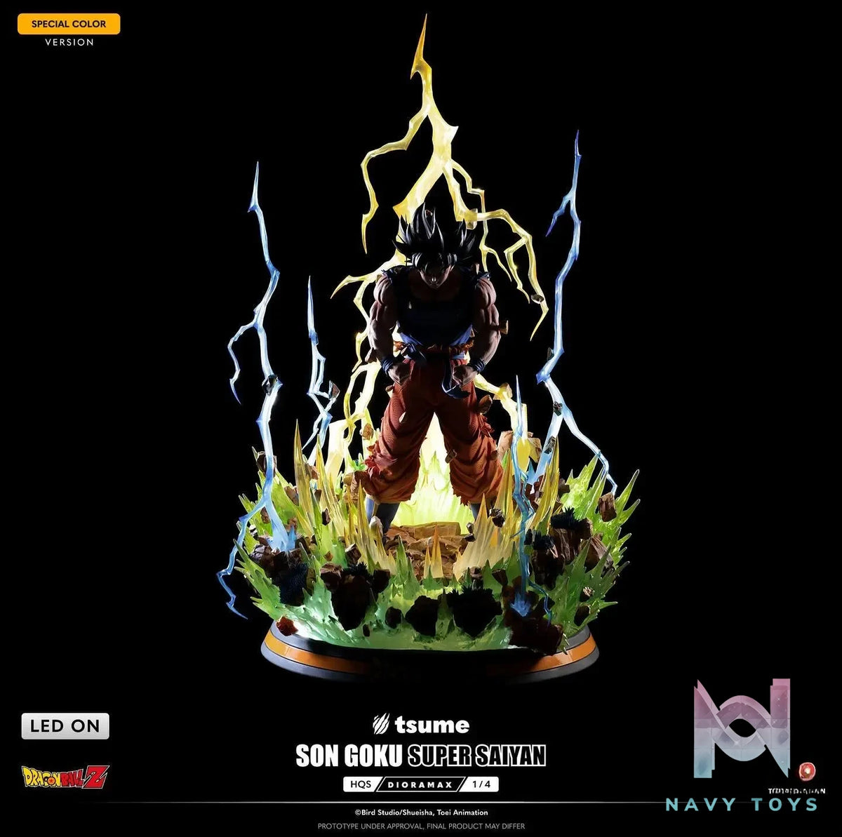 Tsume Studio – Dragon ball Son Goku Super Saiyan HQS Dioramax (Licensed)