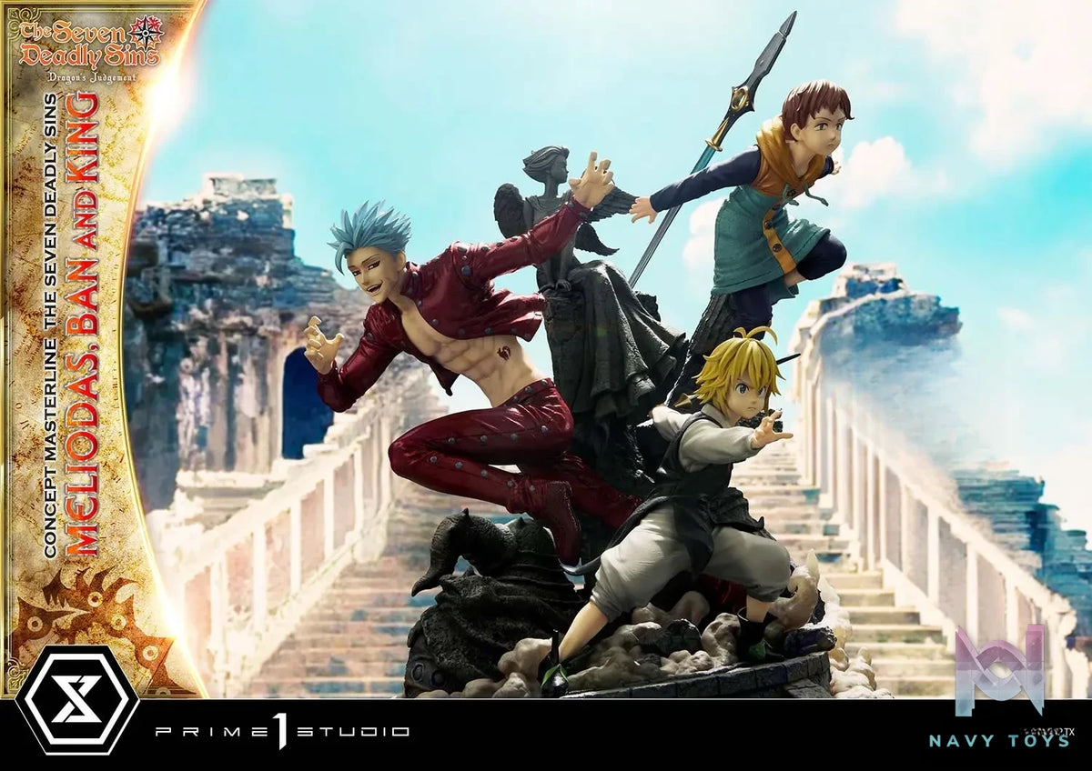 Prime 1 Studio – Concept Masterline The Seven Deadly Sins Meliodas, Ban and King CMNTZ-01 CMNTZ-01DXS (Licensed)