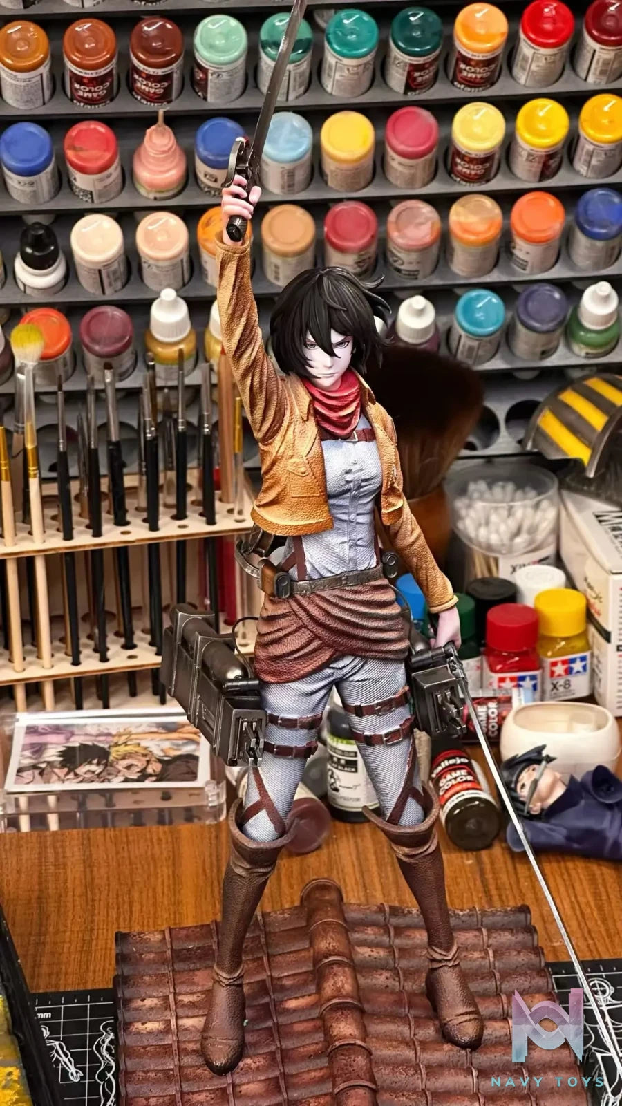 Leo Studio – Mikasa Ackerman Dokga Declaration Attack On Titan